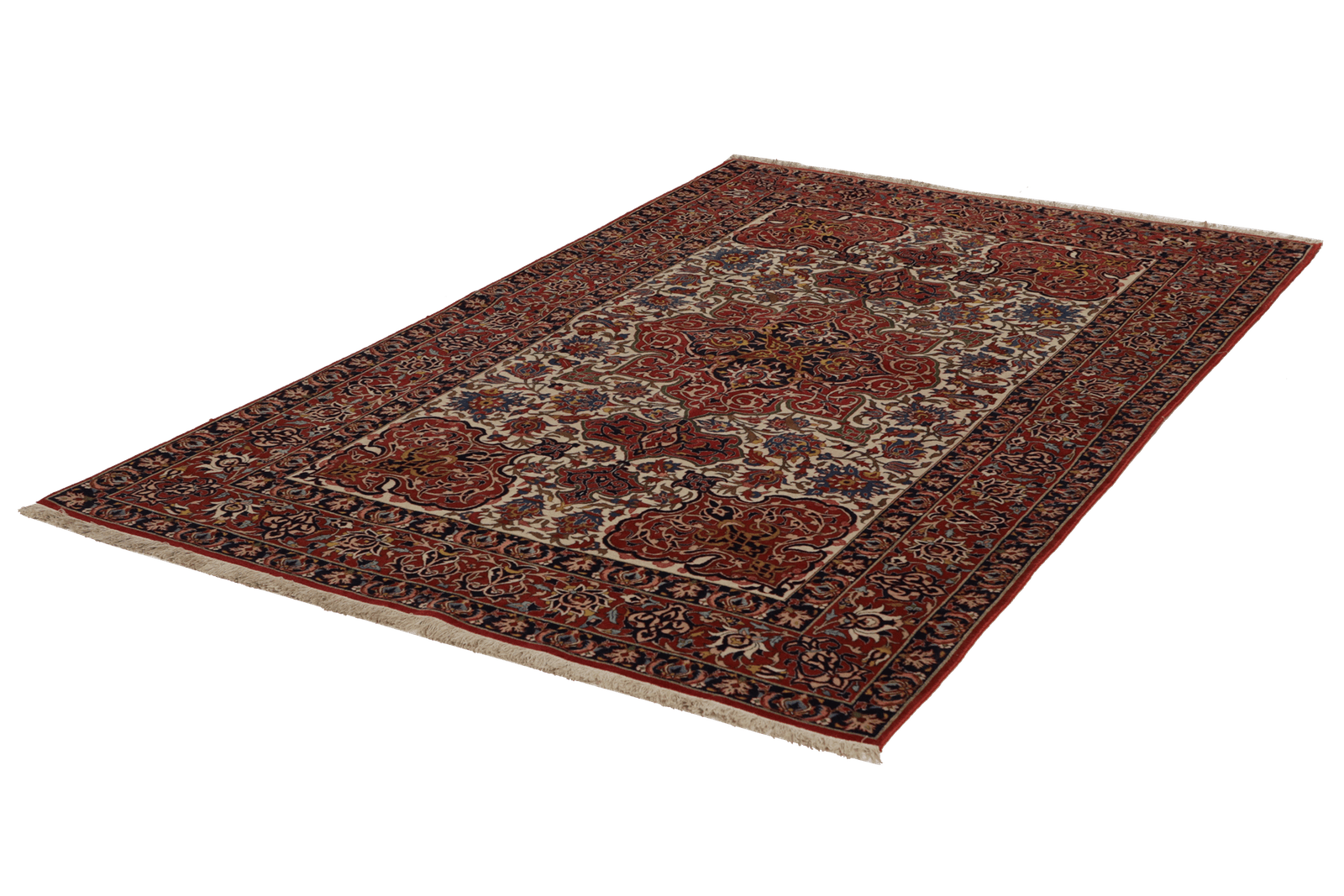 Isfahan — Hand-knotted, 144x237 cm, Beige, 100% Virgin Wool | View 6