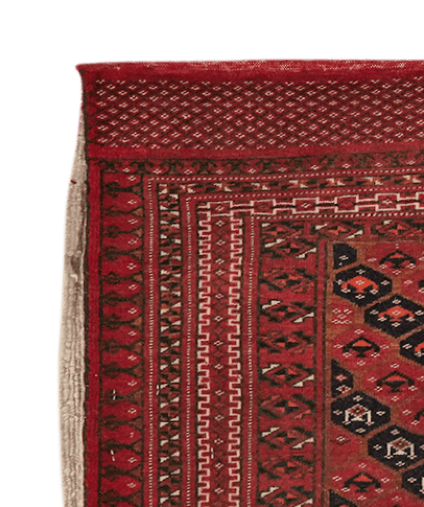 Belutch — Hand-knotted, 124x64 cm, Brown, 100% Virgin Wool | View 3