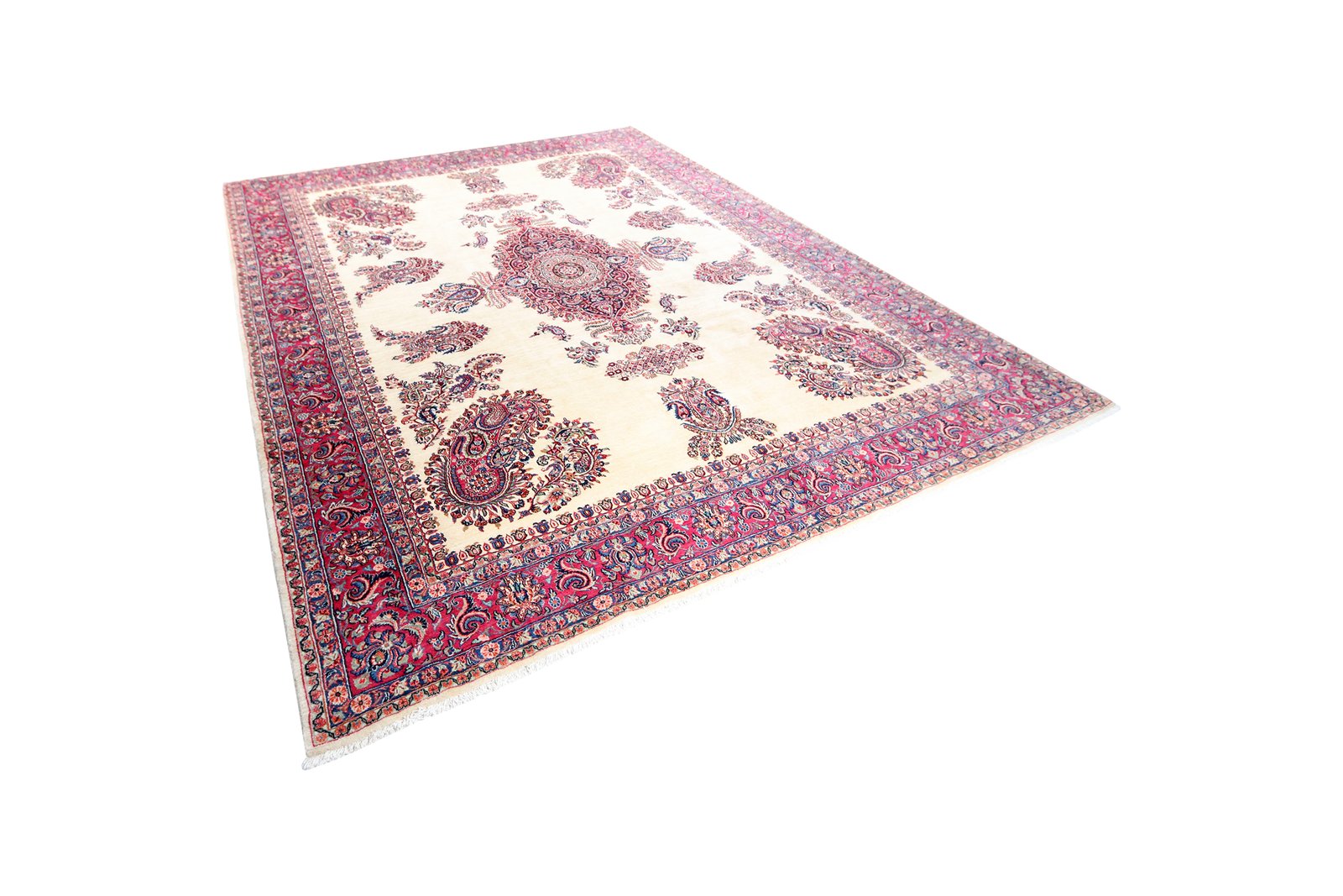 Hamadan — Hand-knotted, 275x352 cm, Beige, 100% Virgin Wool | View 5