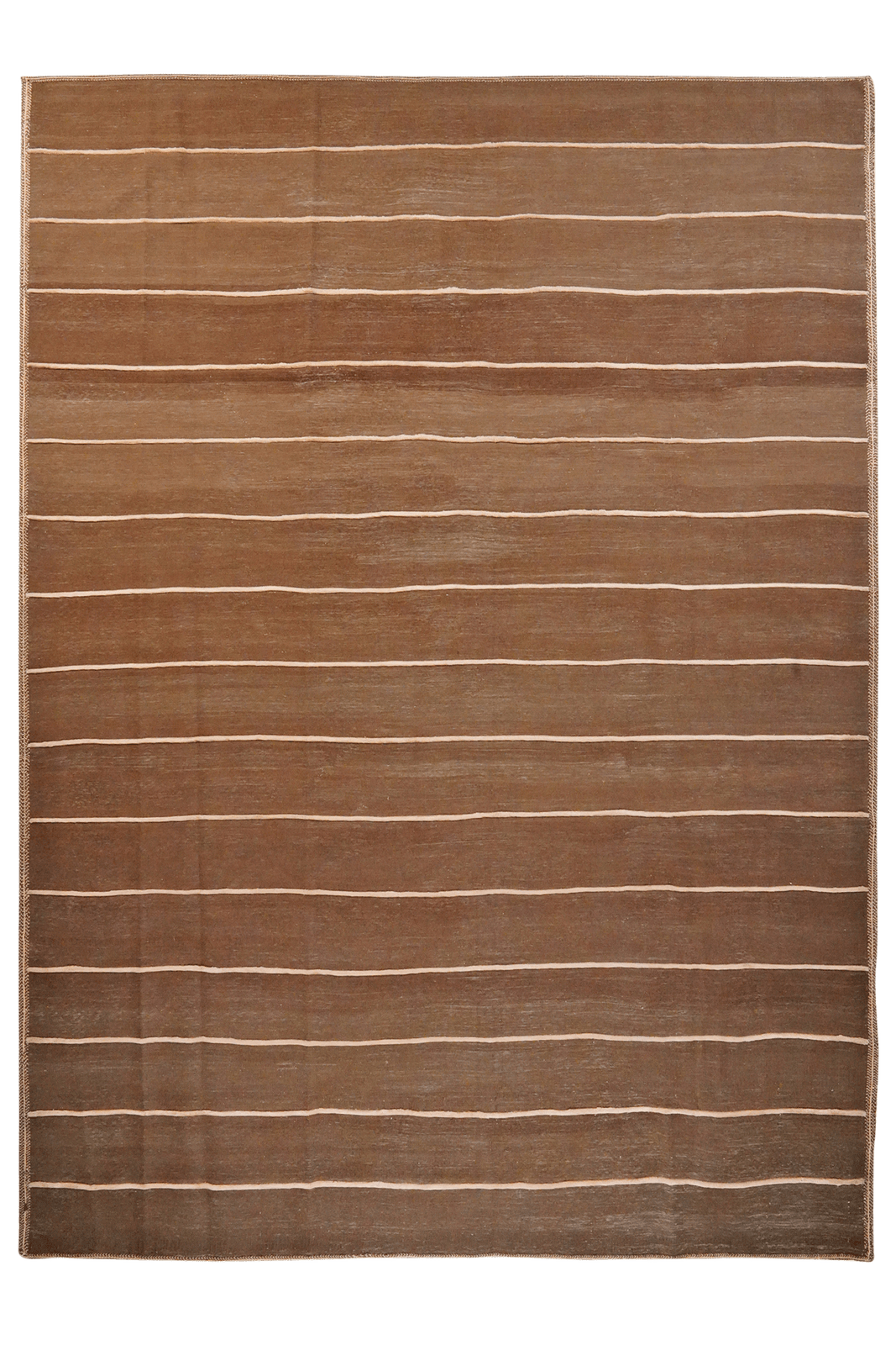 Kelim Afshar — Handmade, 249x345 cm, Brown, 100% Virgin Wool | Main view
