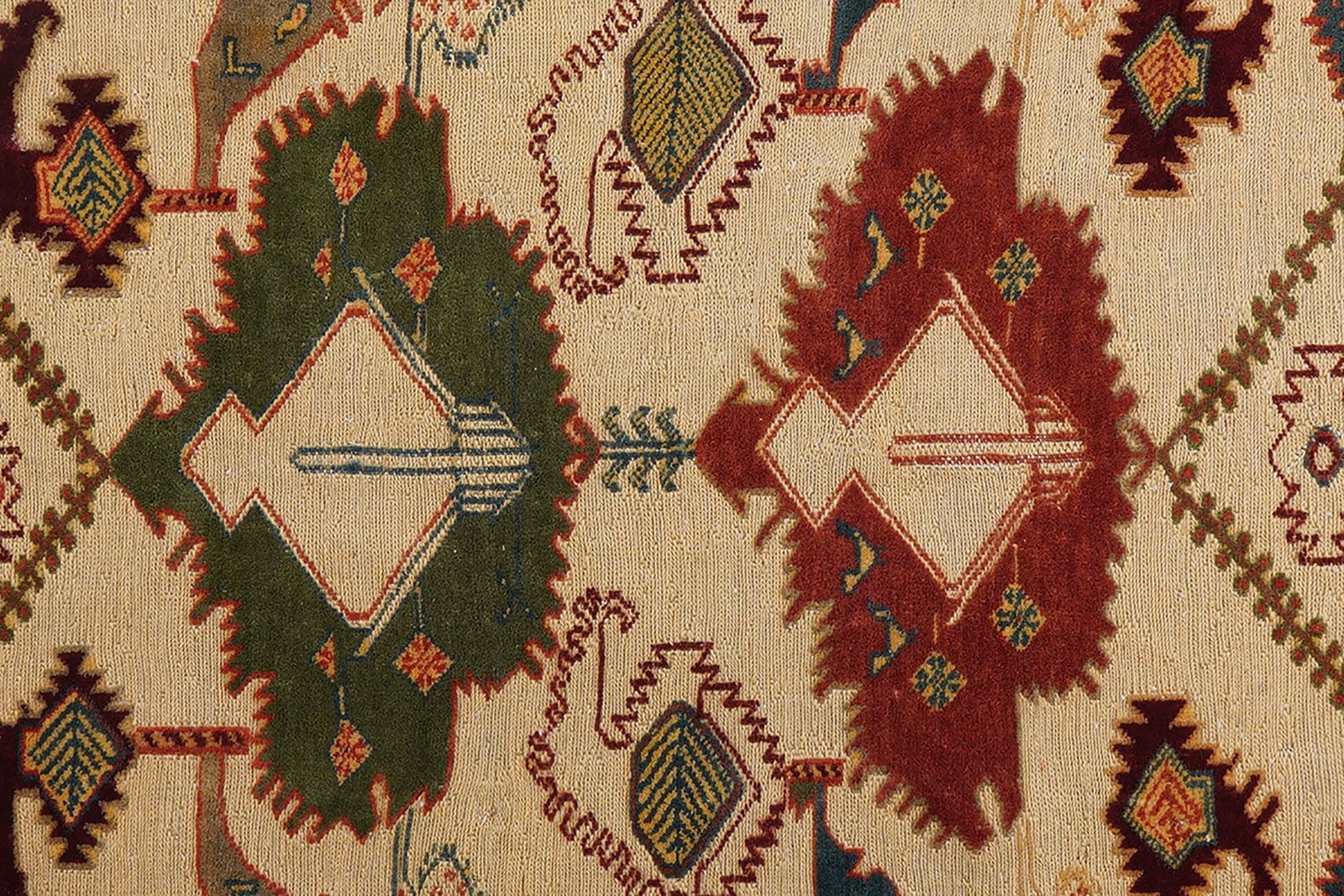 Kelim Belutch — Handmade, 162x169 cm, Beige, 100% Virgin Wool | View 6