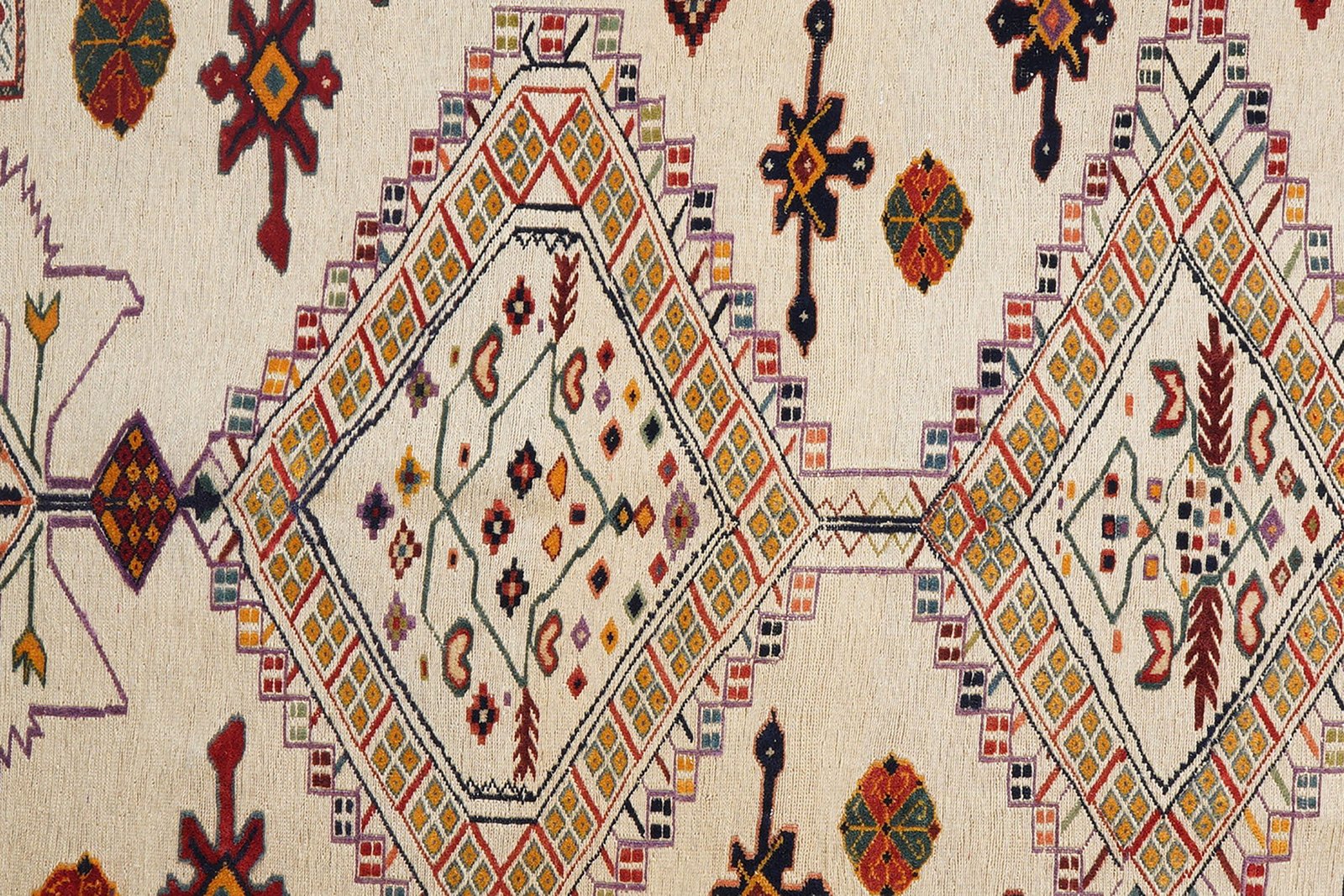 Kelim Belutch — Handmade, 210x271 cm, Beige, 100% Virgin Wool | View 6