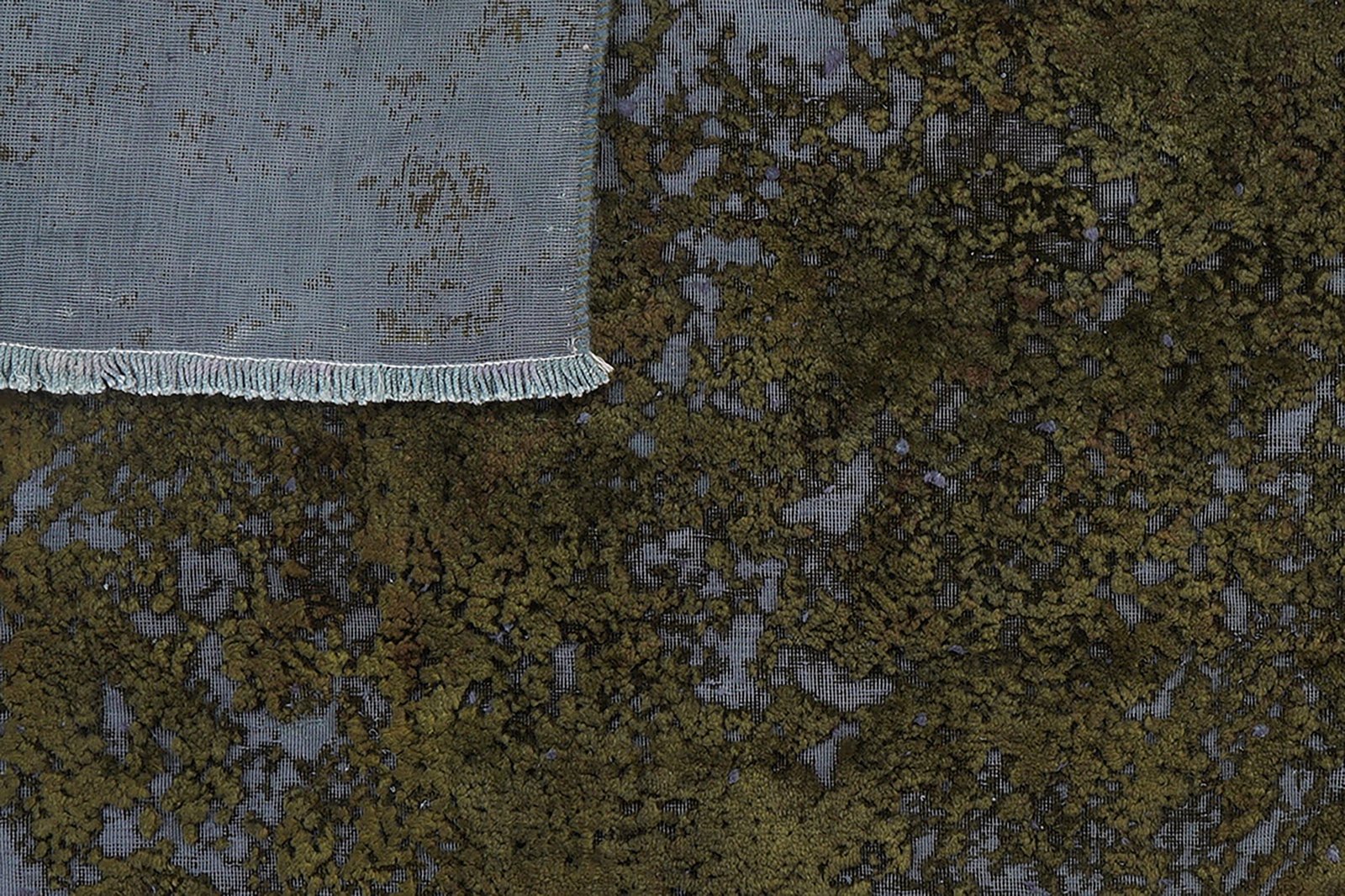 Vintage — Hand-knotted, 186x237 cm, Green, 100% Virgin Wool | View 7