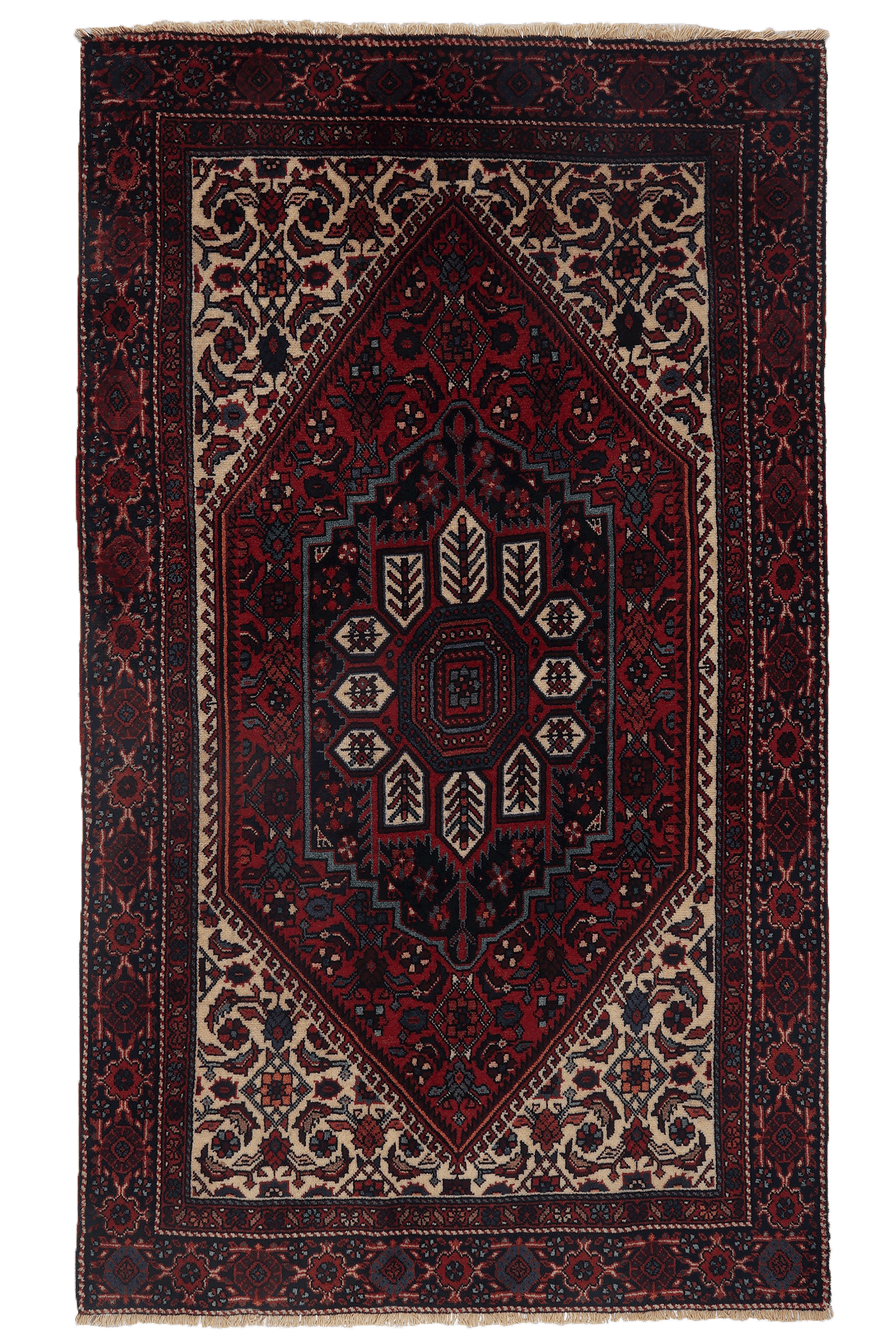 Goltuk — Hand-knotted, 95x163 cm, Red, 100% Virgin Wool | Main view
