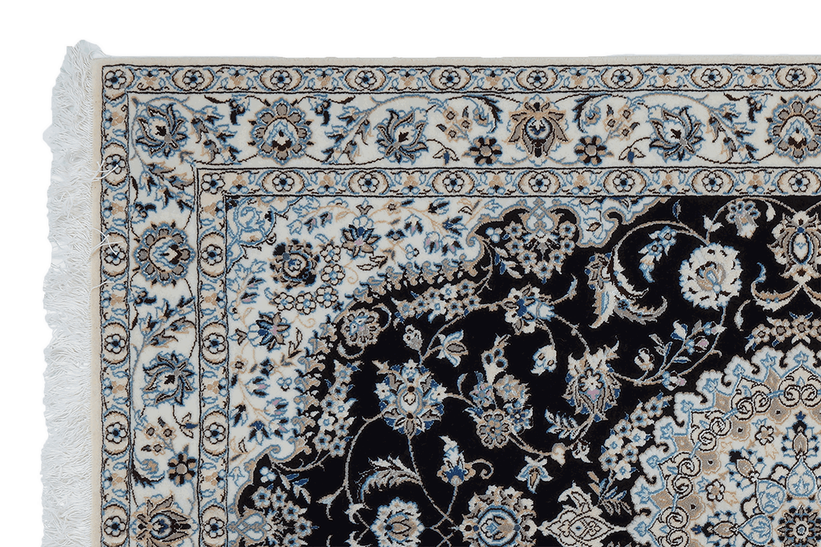 Nain 6La — Handgefertigt, 157x103 cm, Beige, 100% Virgin Wool | View 4