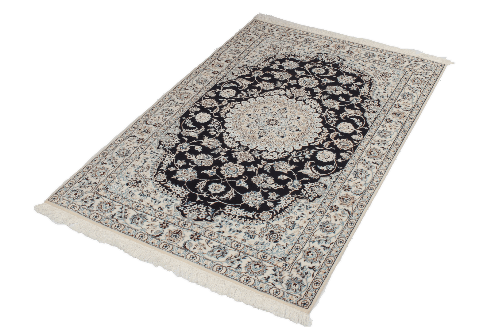 Nain 6La — Handgefertigt, 157x103 cm, Beige, 100% Virgin Wool | View 6