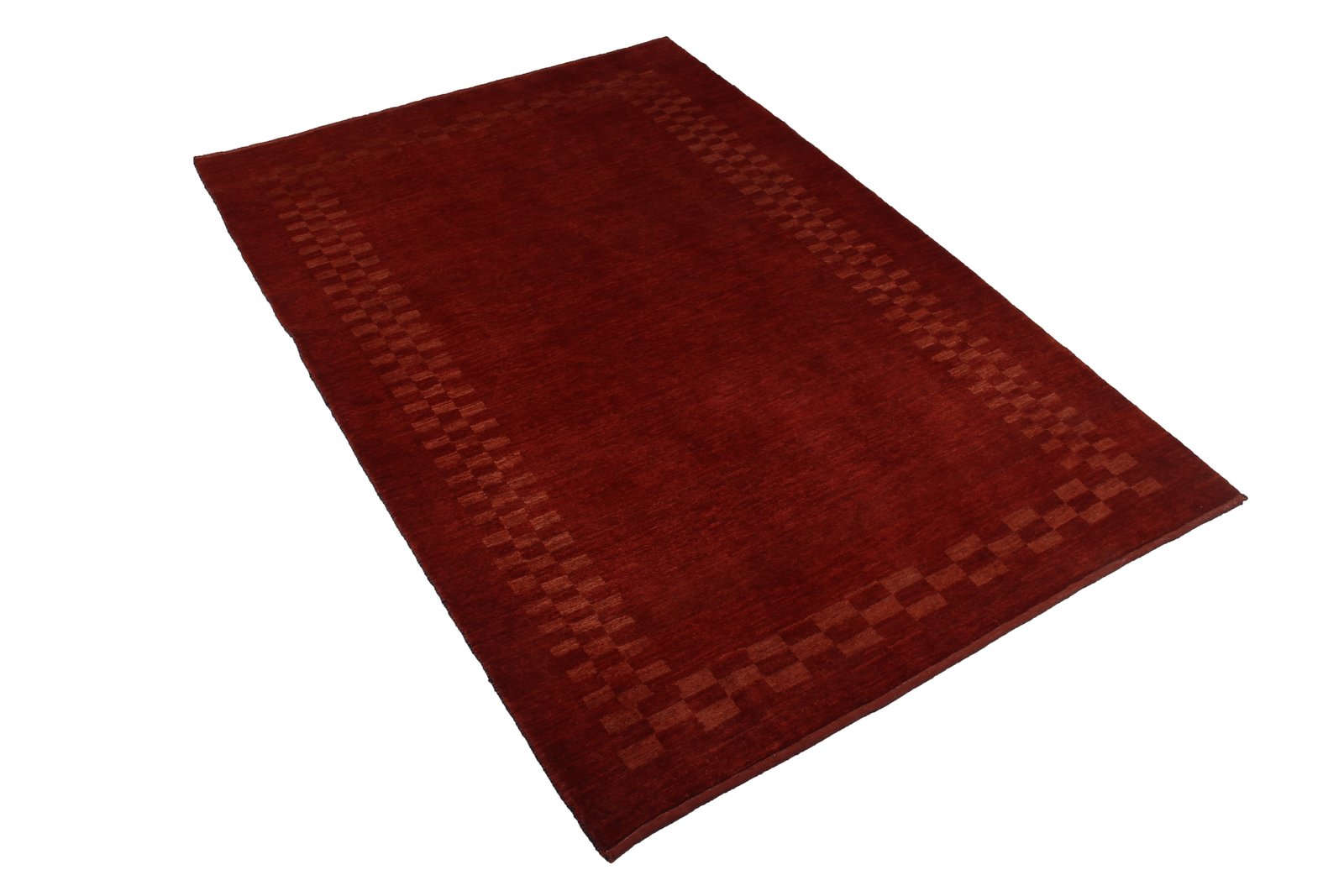 Rizbaf — Hand-knotted, 132x197 cm, Red, 100% Virgin Wool | View 5
