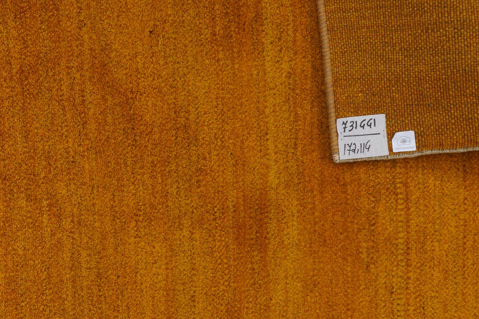 Gabbeh Sonnat — Hand-knotted, 114x172 cm, Yellow, 100% Virgin Wool | View 6