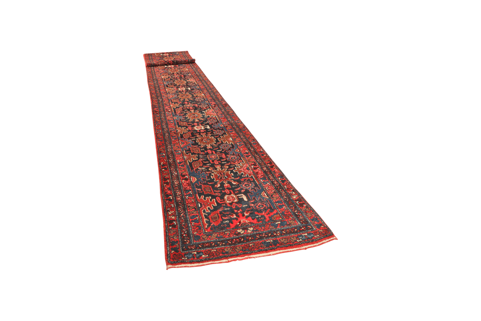 Mehreban — Hand-knotted, 86x507 cm, Blue, 100% Virgin Wool | View 5