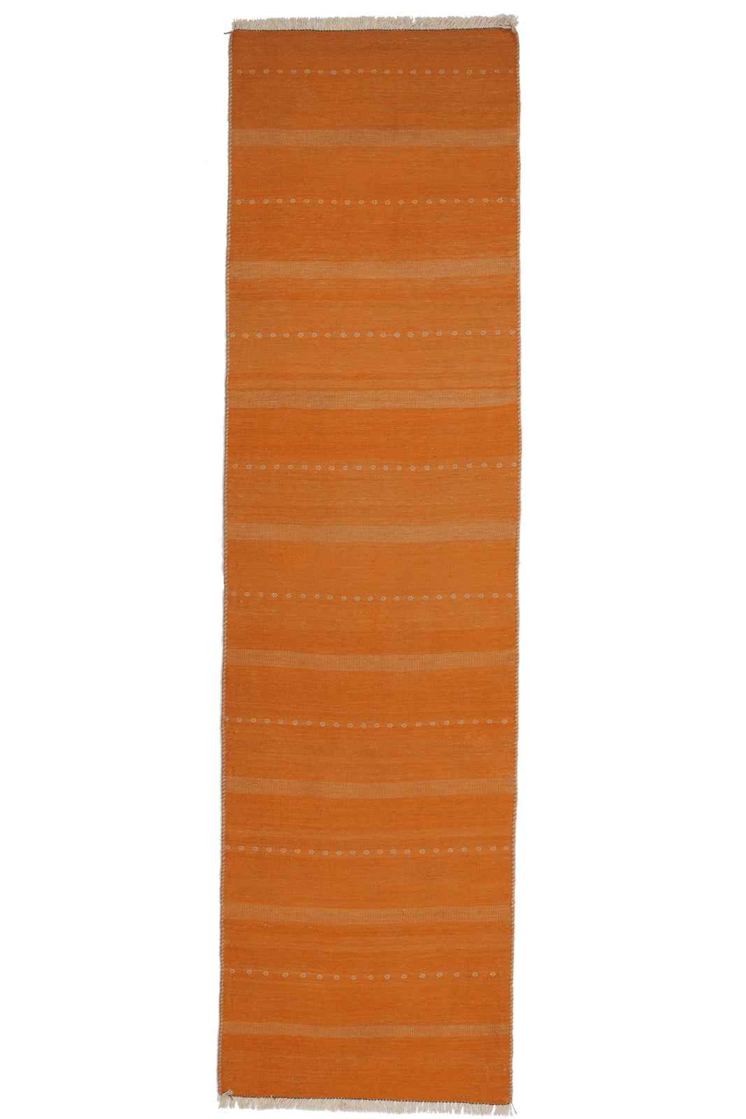 Kelim Afshar — Handmade, 60x218 cm, Yellow, 100% Virgin Wool | Main view