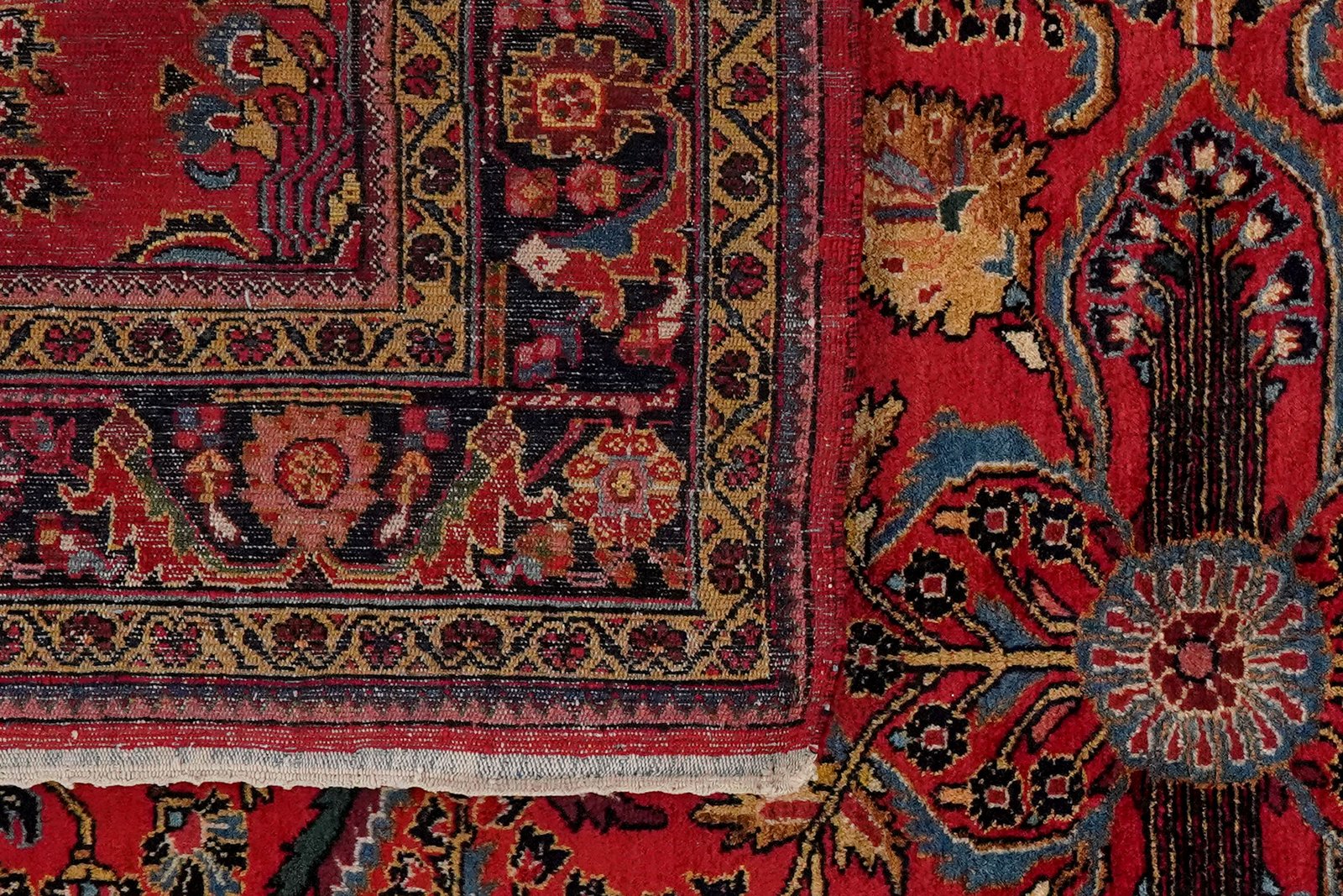 Mehreban — Hand-knotted, 158x205 cm, Red, 100% Virgin Wool | View 6