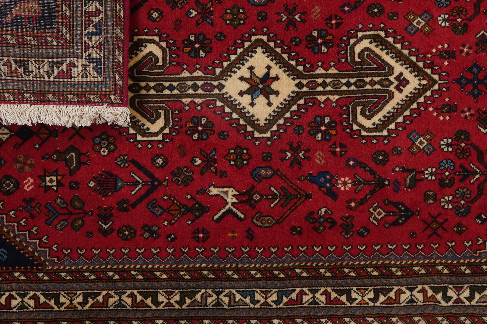 Nasrabad — Hand-knotted, 80x130 cm, Red, 100% Virgin Wool | View 7