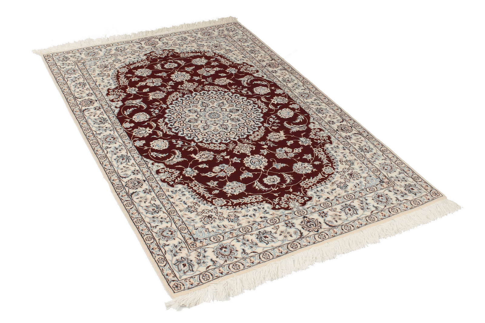 Nain 6La — Handgefertigt, 154x103 cm, Beige, 100% Virgin Wool | View 5