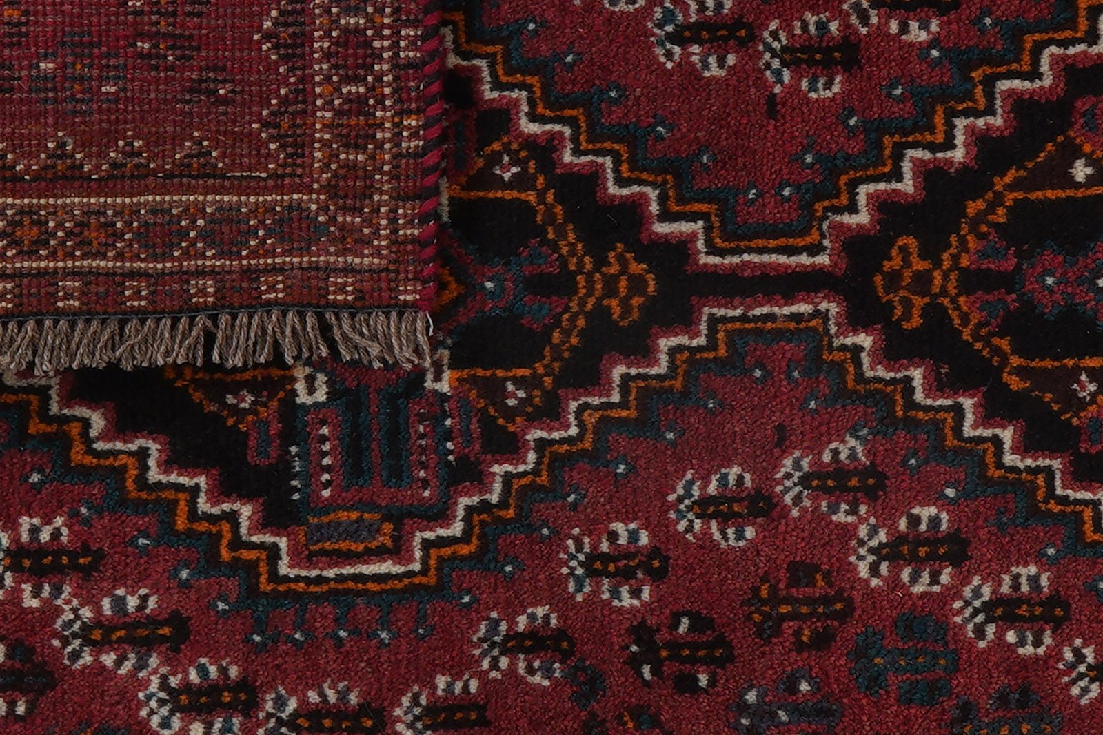 Shiraz — Hand-knotted, 84x127 cm, Red, 100% Virgin Wool | View 6