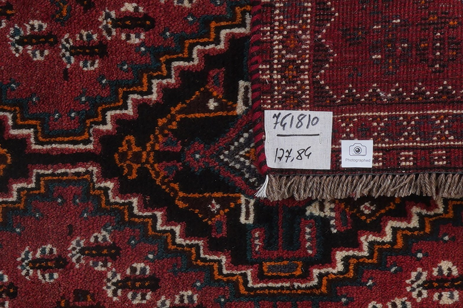 Shiraz — Hand-knotted, 84x127 cm, Red, 100% Virgin Wool | View 7