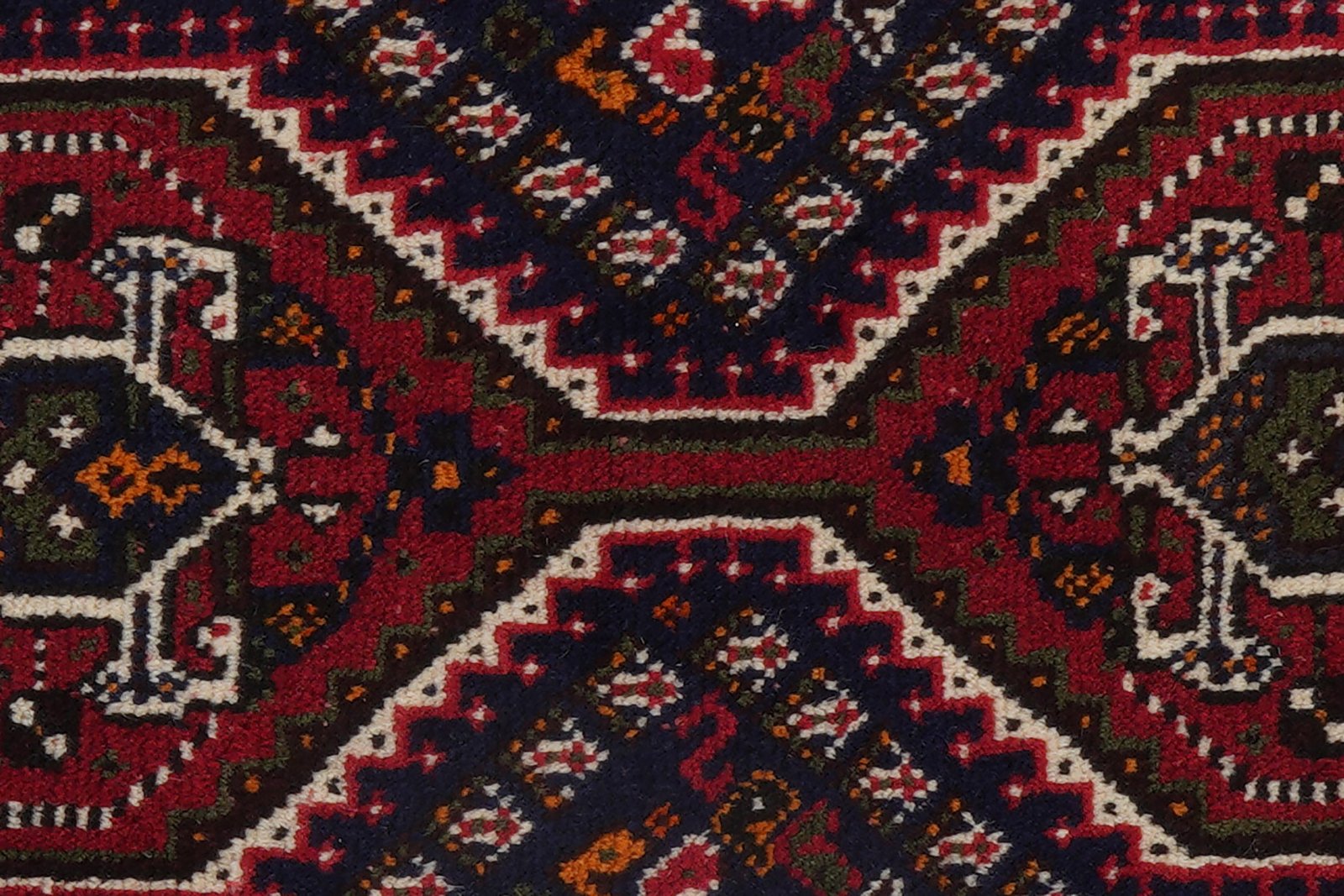 Shiraz — Hand-knotted, 80x124 cm, Blue, 100% Virgin Wool | View 8