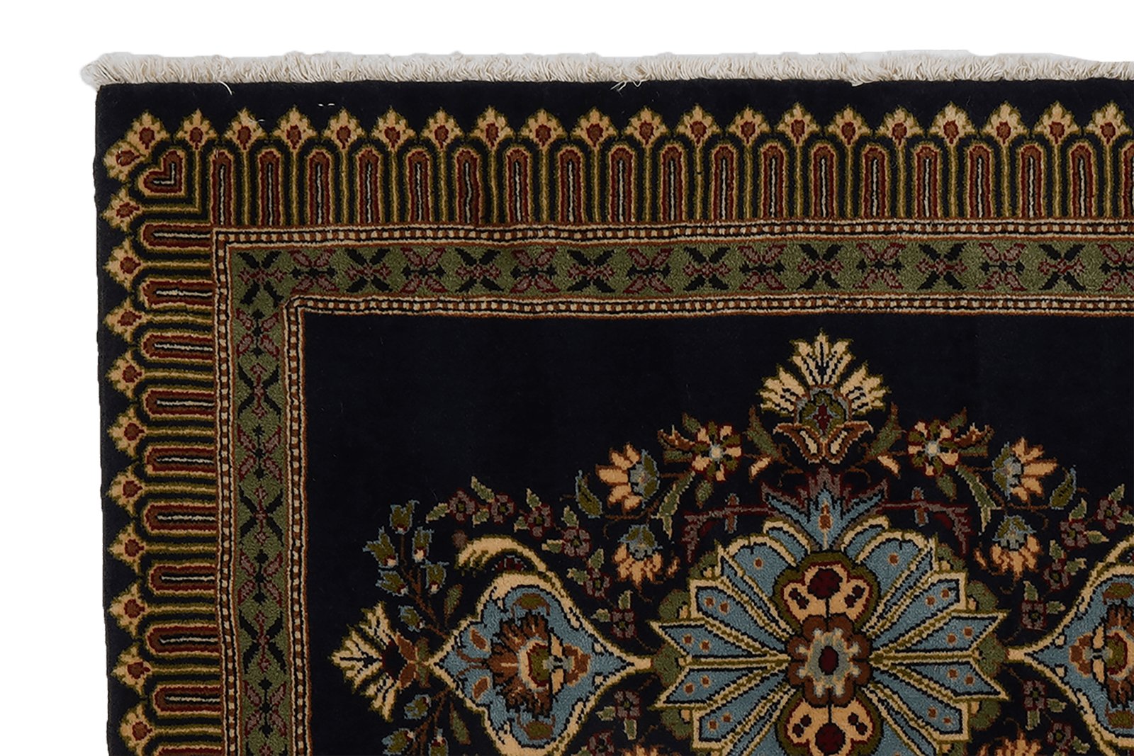 Kashmar — Hand-knotted, 84x72 cm, Blue, 100% Virgin Wool | View 3