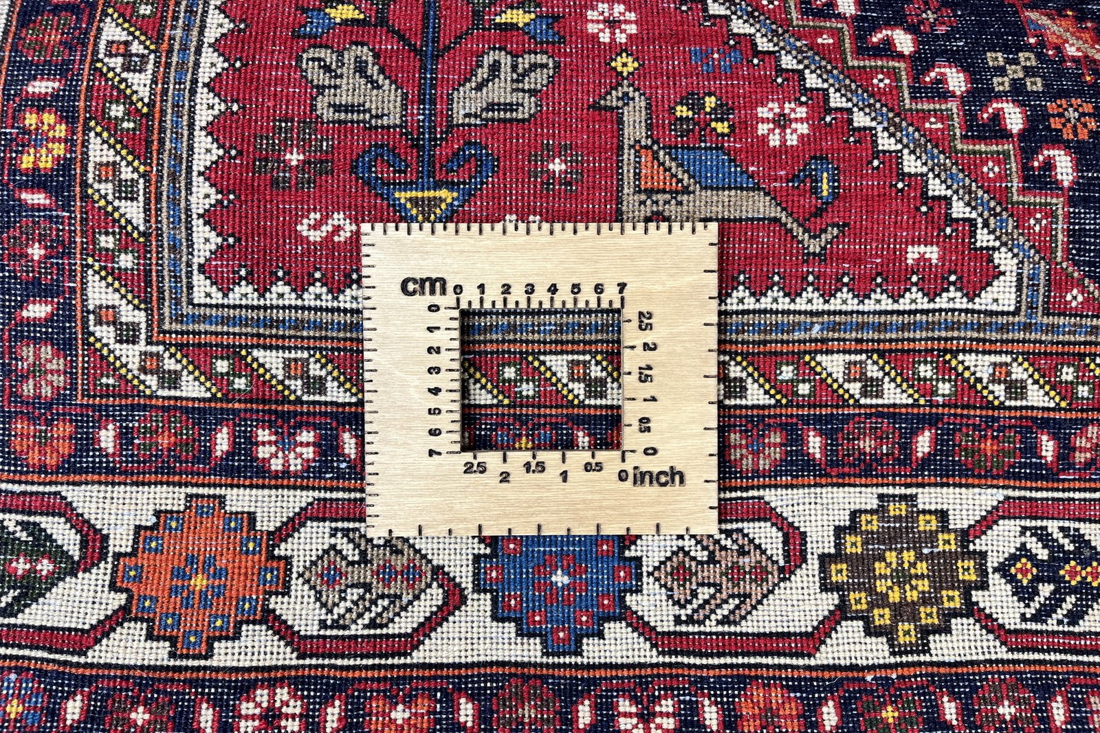 Nasrabad — Hand-knotted, 141x208 cm, Blue, 100% Virgin Wool | View 11