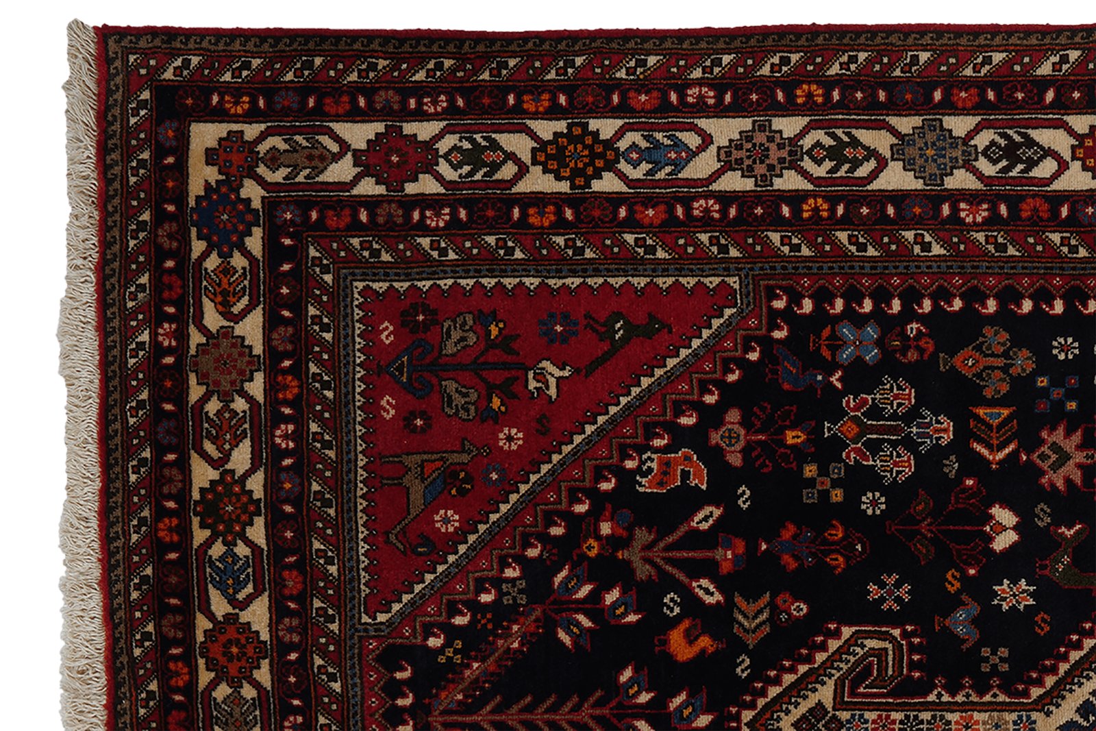 Nasrabad — Hand-knotted, 141x208 cm, Blue, 100% Virgin Wool | View 3