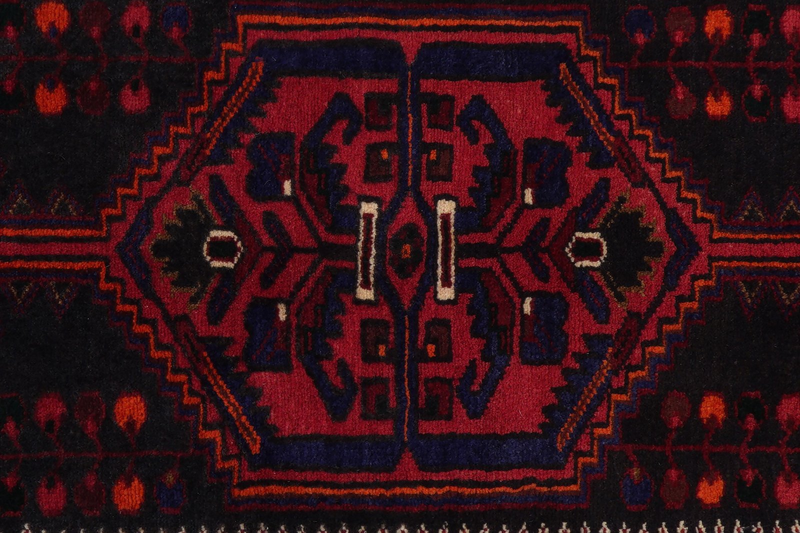 Khamseh — Hand-knotted, 144x255 cm, Red, 100% Virgin Wool | View 7