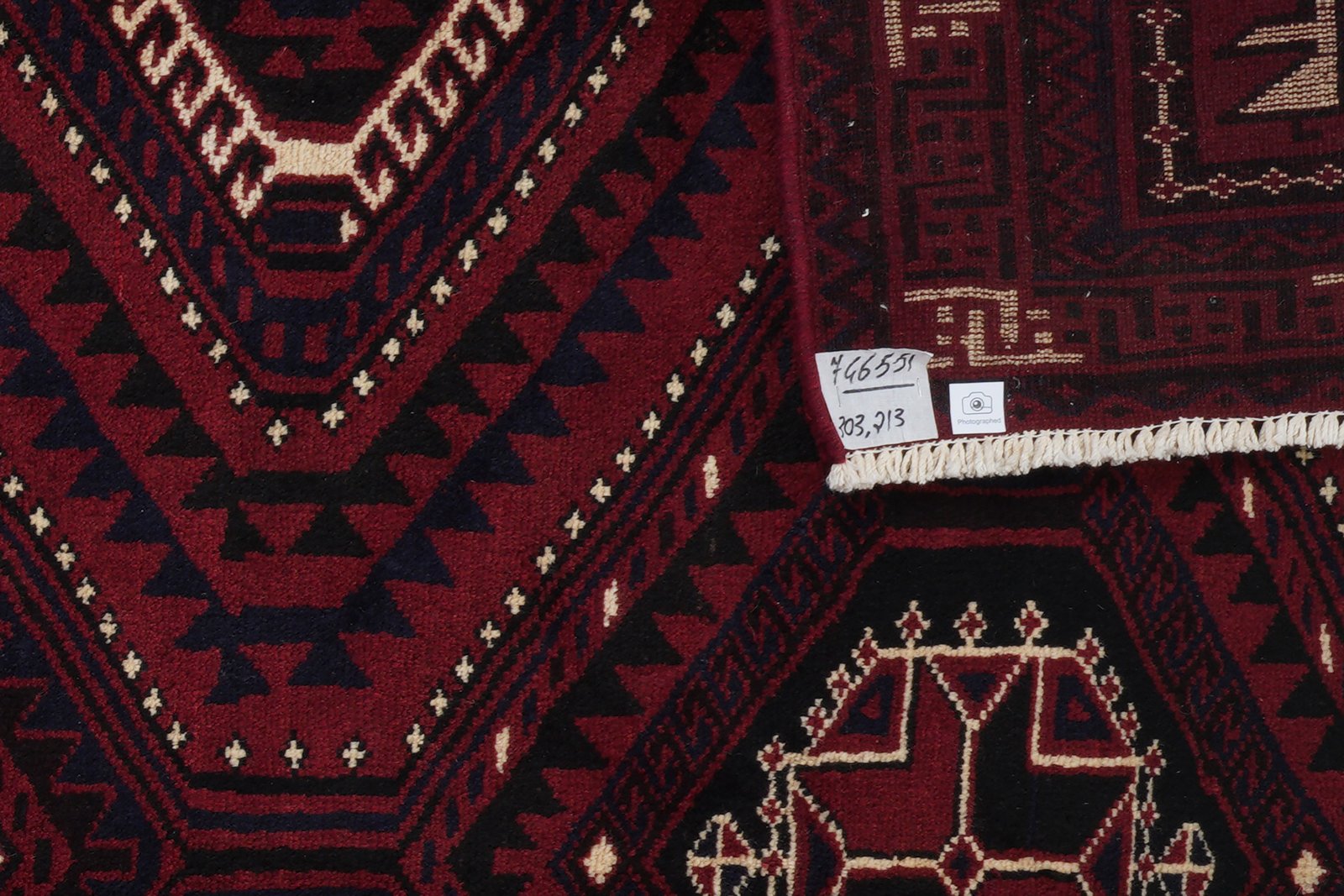 Lori — Hand-knotted, 213x303 cm, Red, 100% Virgin Wool | View 6