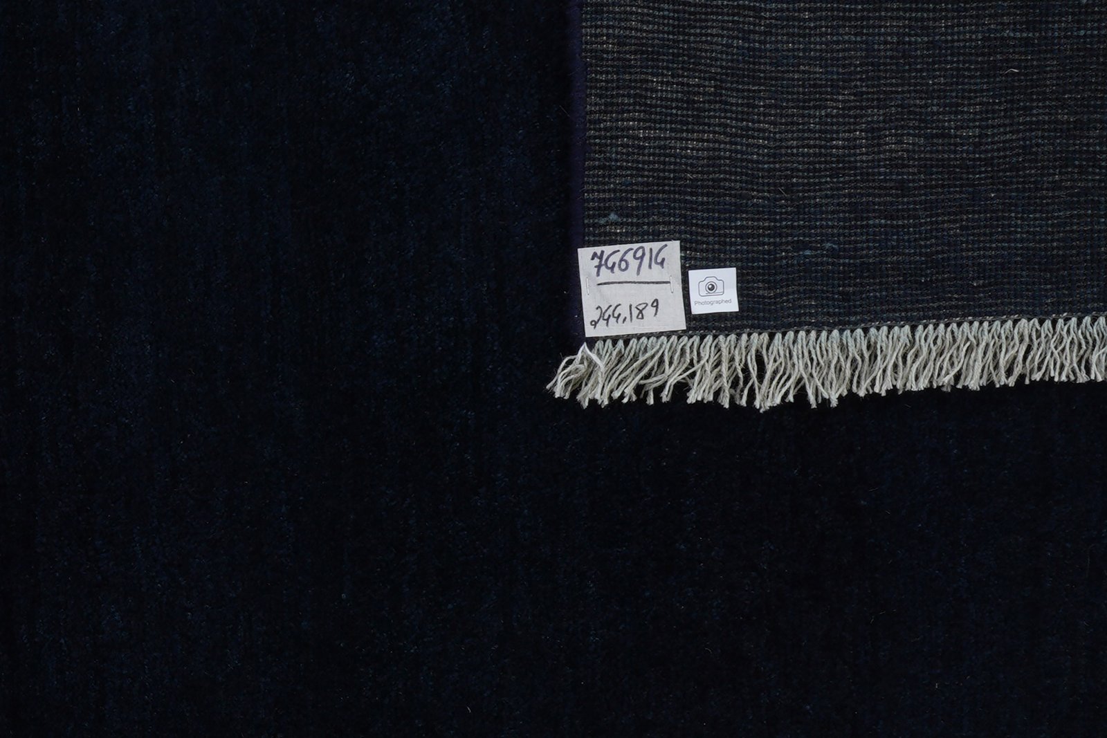Gabbeh — Hand-knotted, 189x244 cm, Blue, 100% Virgin Wool | View 6