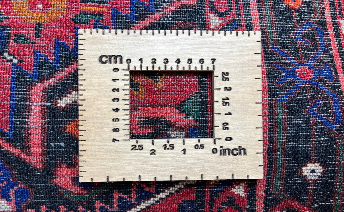 Hosseinabad — Hand-knotted, 169x223 cm, Red, 100% Virgin Wool | View 11
