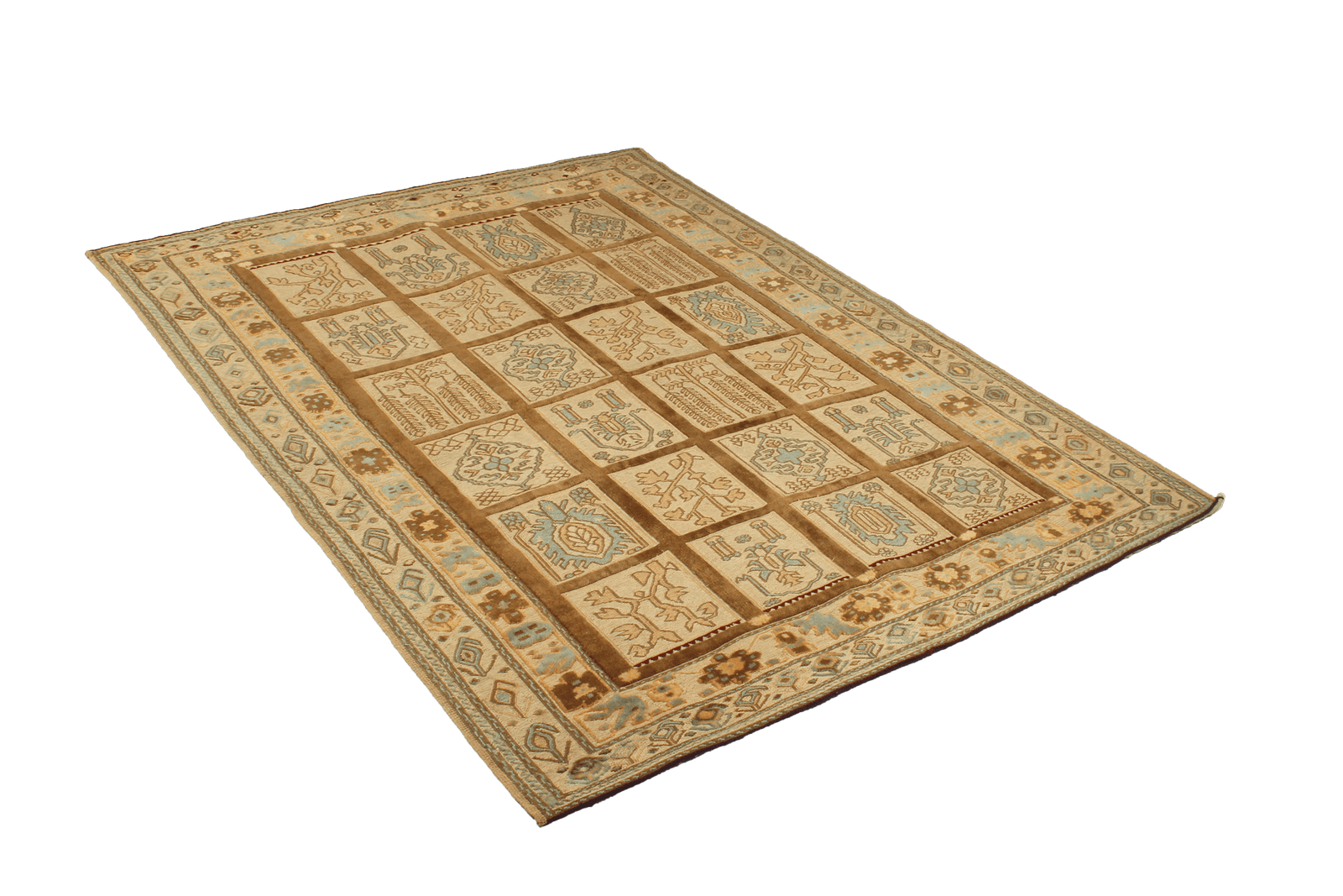 Kelim Belutch — Handmade, 134x172 cm, Brown, 100% Virgin Wool | View 4