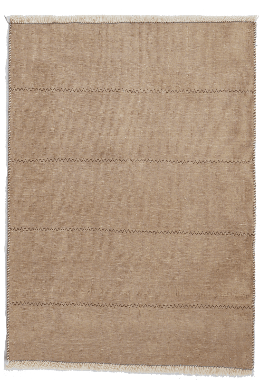 Kelim Afshar — Handmade, 75x103 cm, Grey, 100% Virgin Wool | Main view