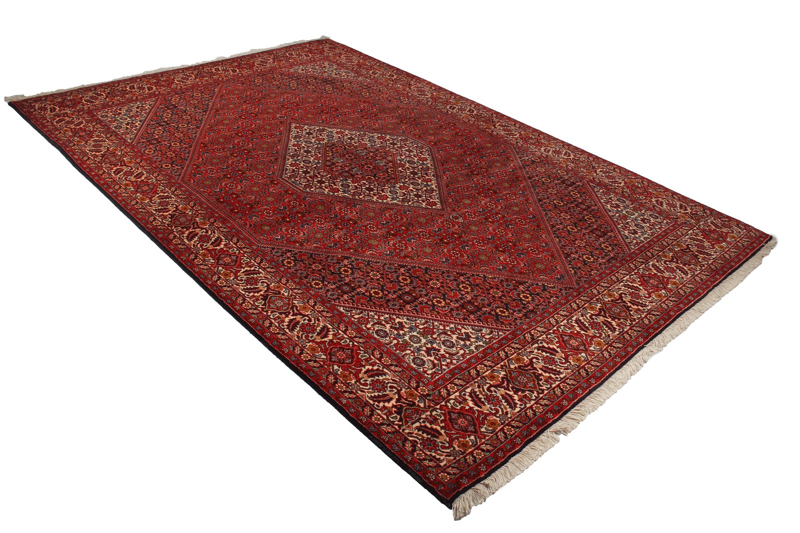 Bidjar Zandjan — Hand-knotted, 198x295 cm, Red, 100% Virgin Wool | View 5