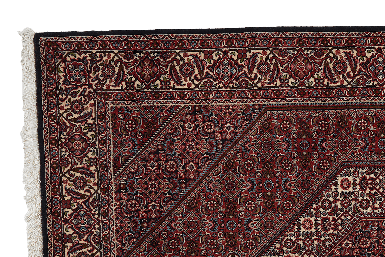 Bidjar Zandjan — Hand-knotted, 143x217 cm, Red, 100% Virgin Wool | View 3