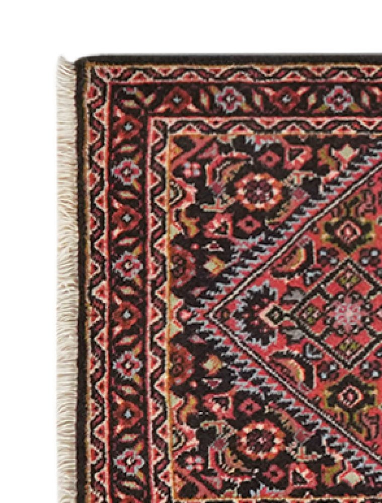 Bidjar Zandjan — Hand-knotted, 43x71 cm, Blue, 100% Virgin Wool | View 3