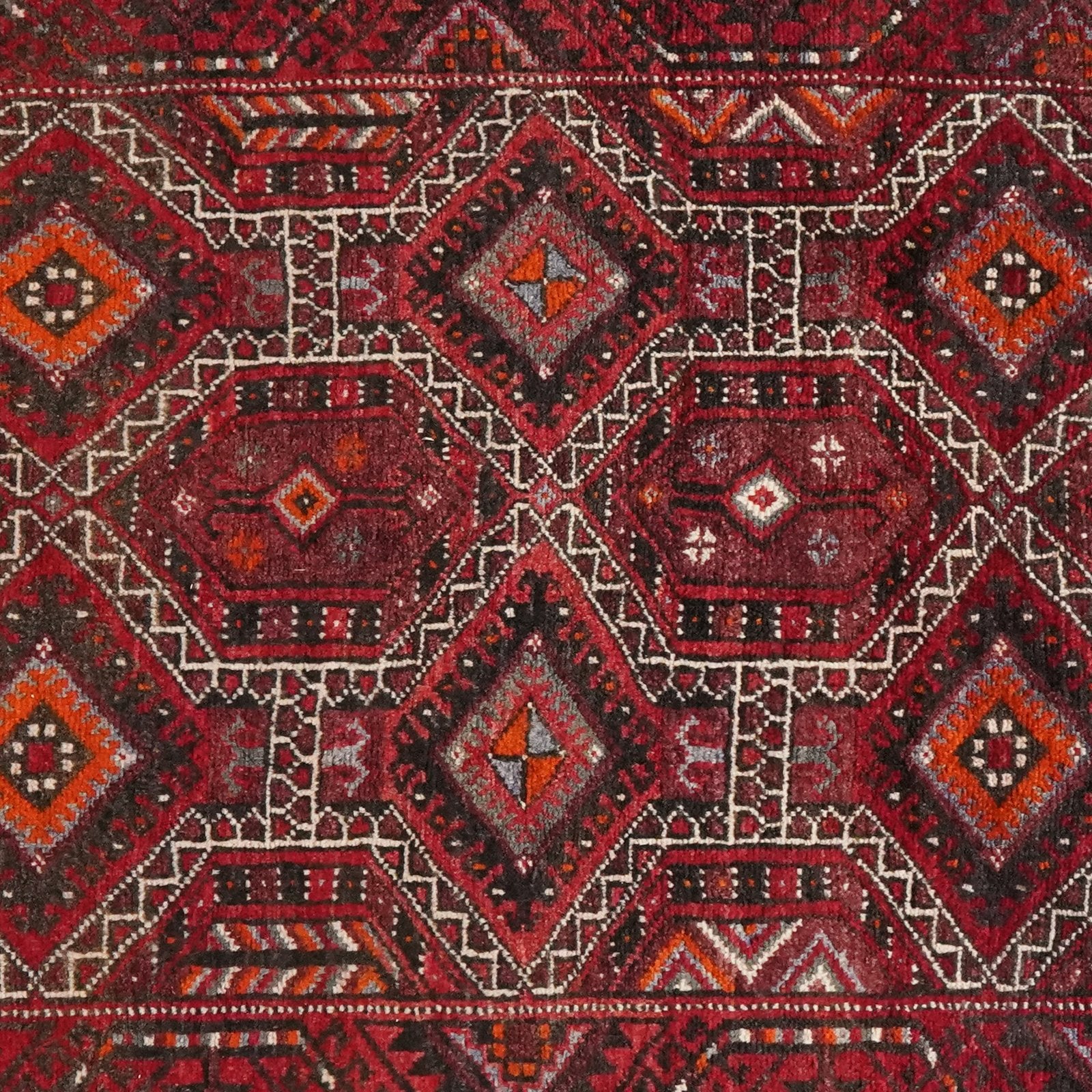 Kordibaf — Hand-knotted, 112x227 cm, Red, 100% Virgin Wool | View 4
