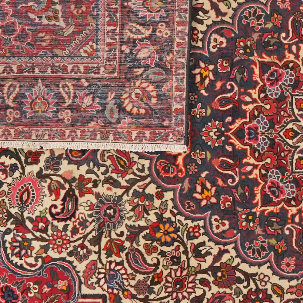 Bakhtiar — Hand-knotted, 209x303 cm, Beige, 100% Virgin Wool | View 6