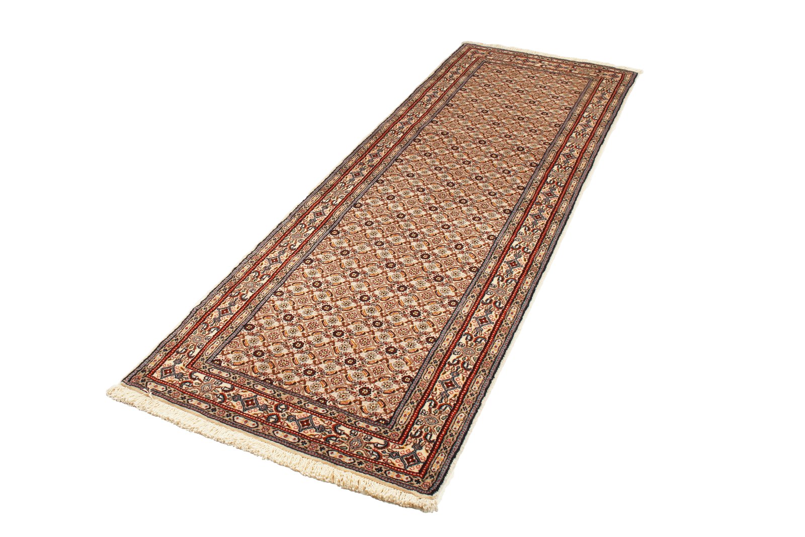 Moud Mahi — Hand-knotted, 81x247 cm, Beige, 100% Virgin Wool | View 5