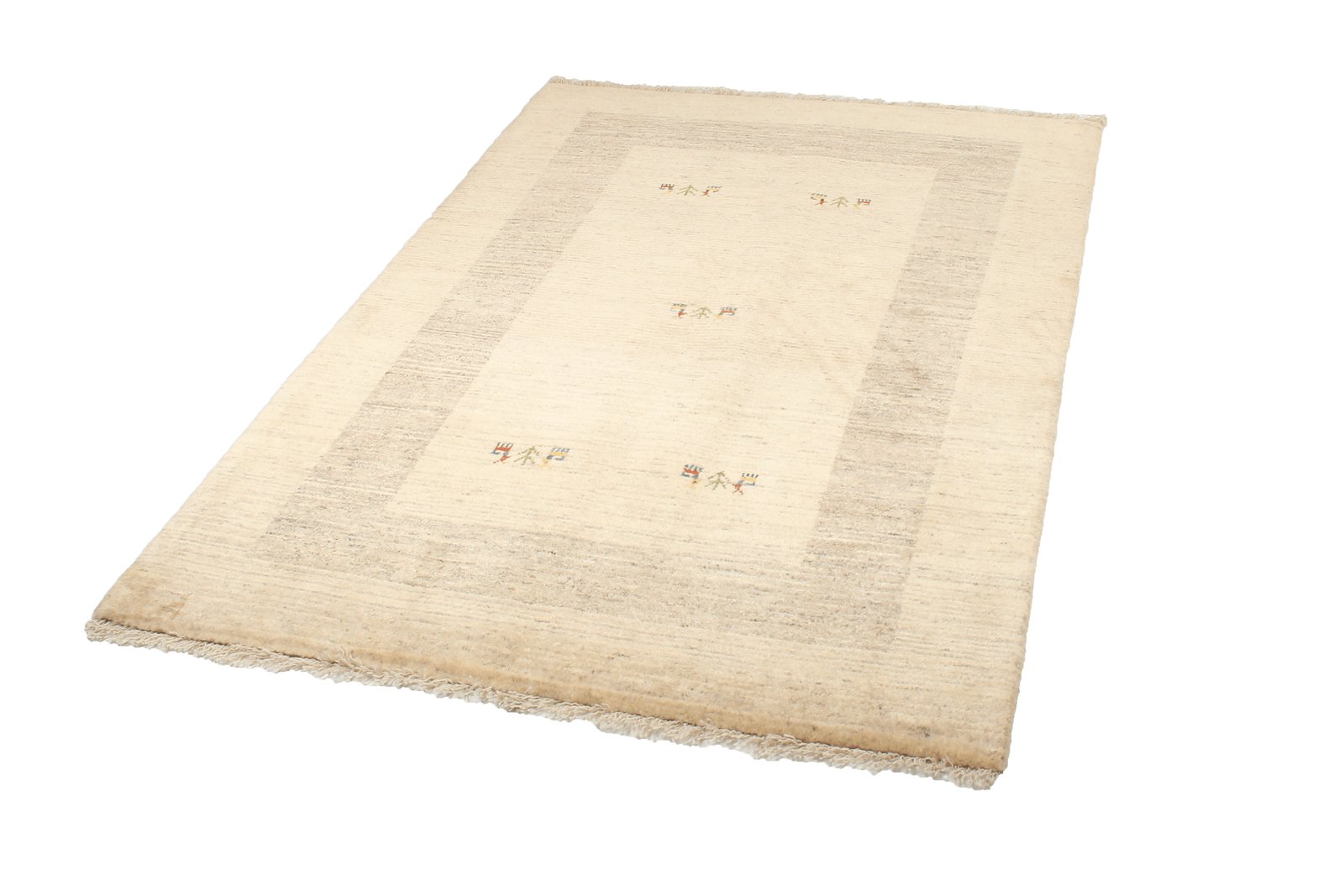 Gabbeh Sonnat — Hand-knotted, 122x182 cm, Beige, 100% Virgin Wool | View 5