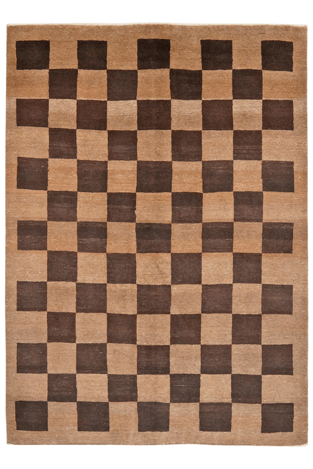 Rizbaf — Hand-knotted, 148x206 cm, Brown, 100% Virgin Wool | Main view
