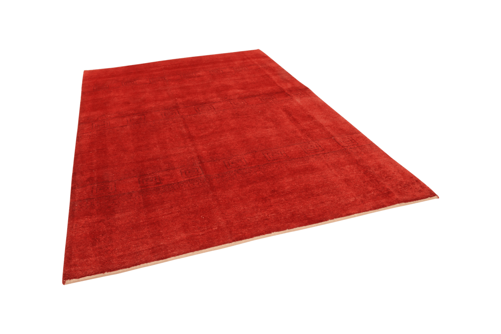 Rizbaf — Hand-knotted, 155x189 cm, Red, 100% Virgin Wool | View 5