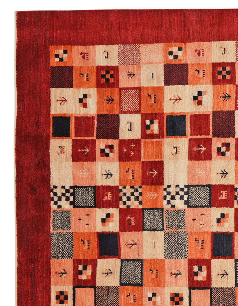 Rizbaf — Hand-knotted, 159x236 cm, Multicolor, 100% Virgin Wool | View 3