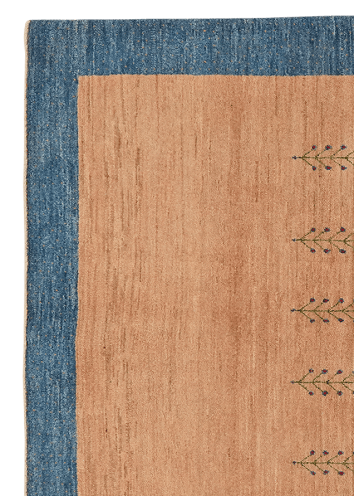Rizbaf — Hand-knotted, 131x190 cm, Brown, 100% Virgin Wool | View 3