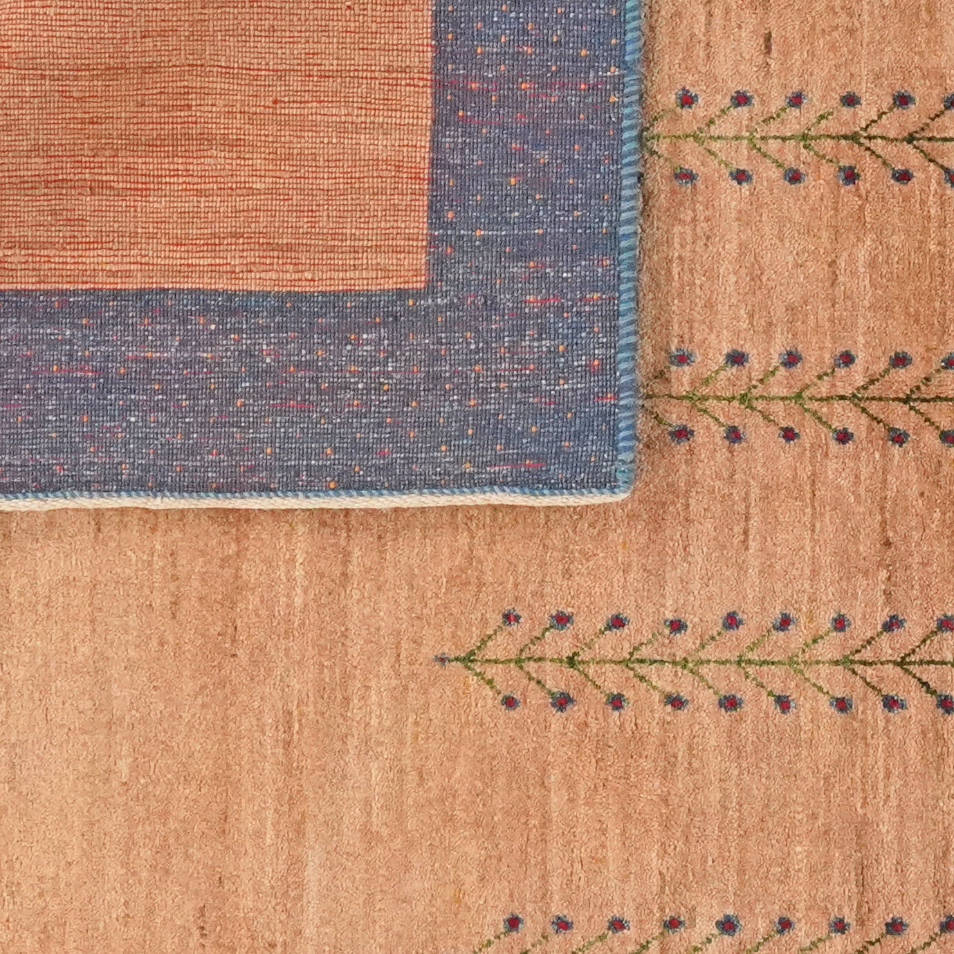 Rizbaf — Hand-knotted, 131x190 cm, Brown, 100% Virgin Wool | View 6