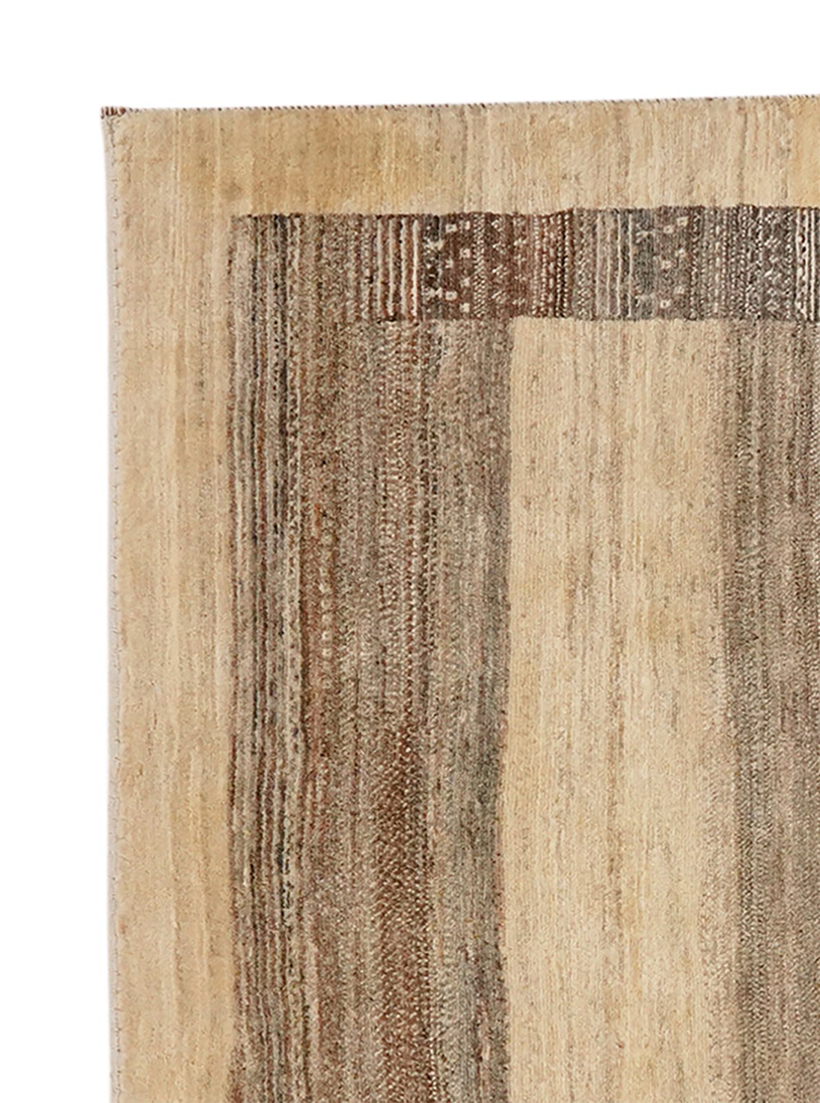 Rizbaf — Hand-knotted, 113x178 cm, Beige, 100% Virgin Wool | View 3