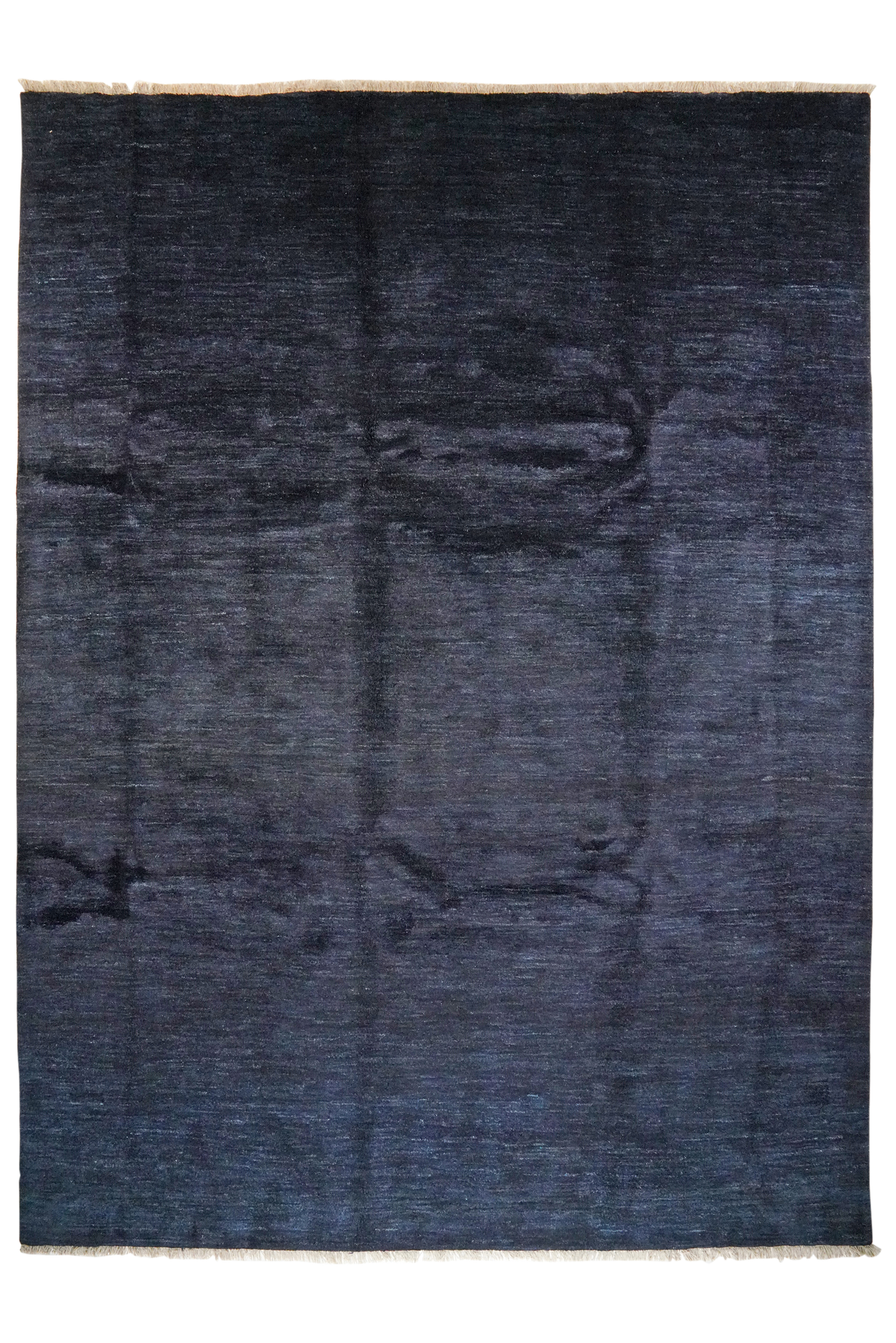 Gabbeh — Handgefertigt, 362x266 cm, Blau, 100% Virgin Wool | Main view