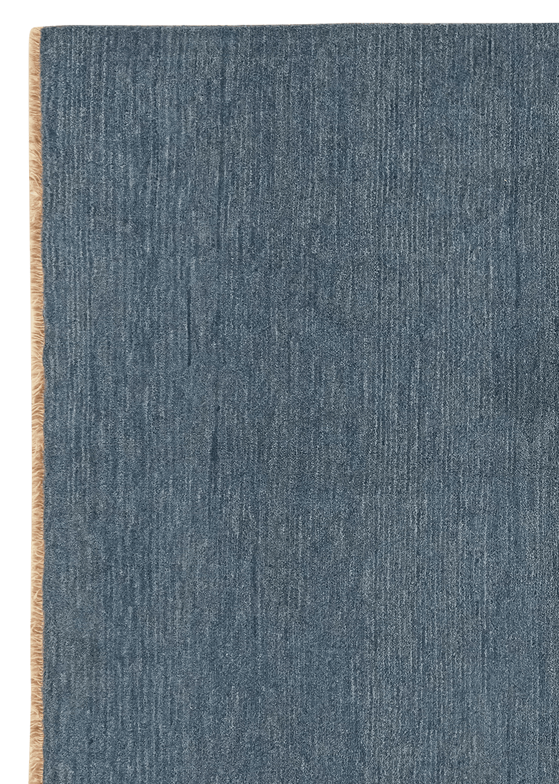Gabbeh — Hand-knotted, 153x208 cm, Blue, 100% Virgin Wool | View 3