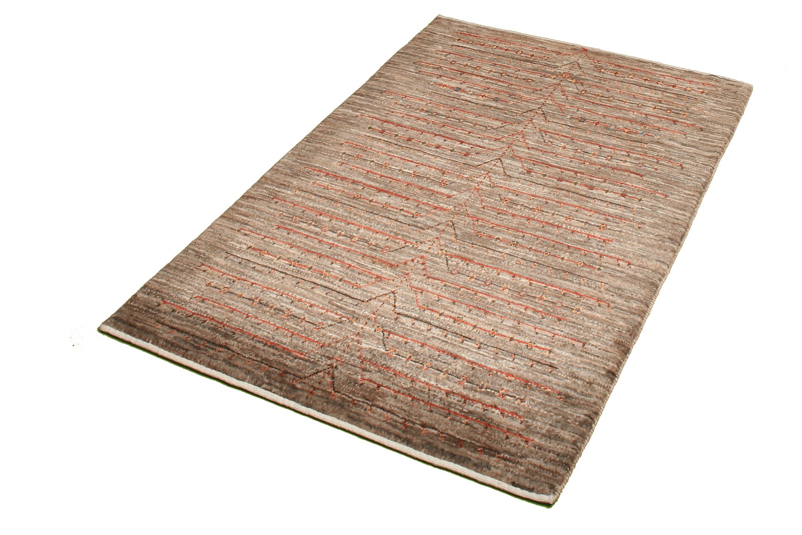 Rizbaf — Hand-knotted, 87x135 cm, Brown, 100% Virgin Wool | View 5