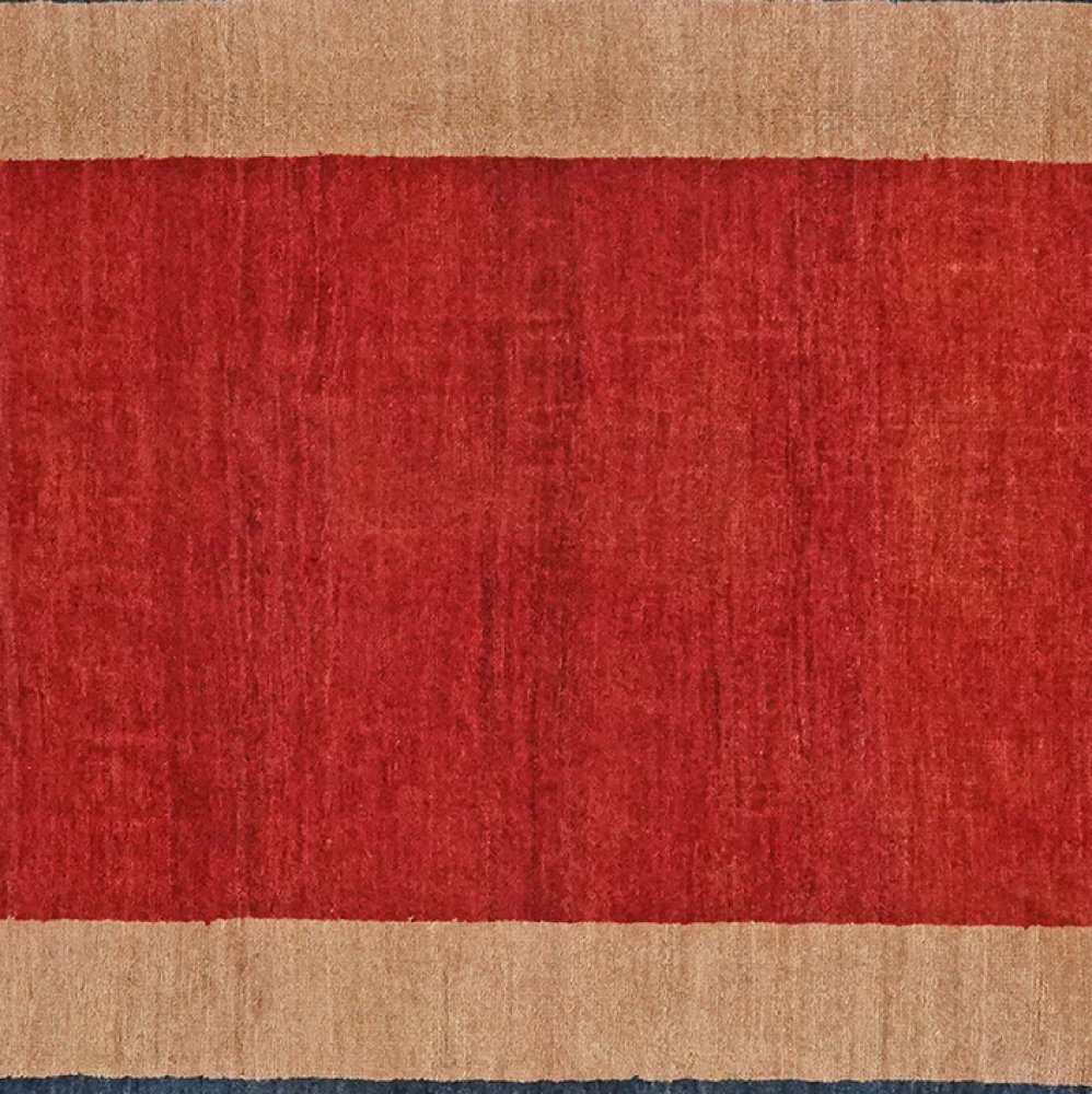 Rizbaf — Hand-knotted, 103x212 cm, Red, 100% Virgin Wool | View 4