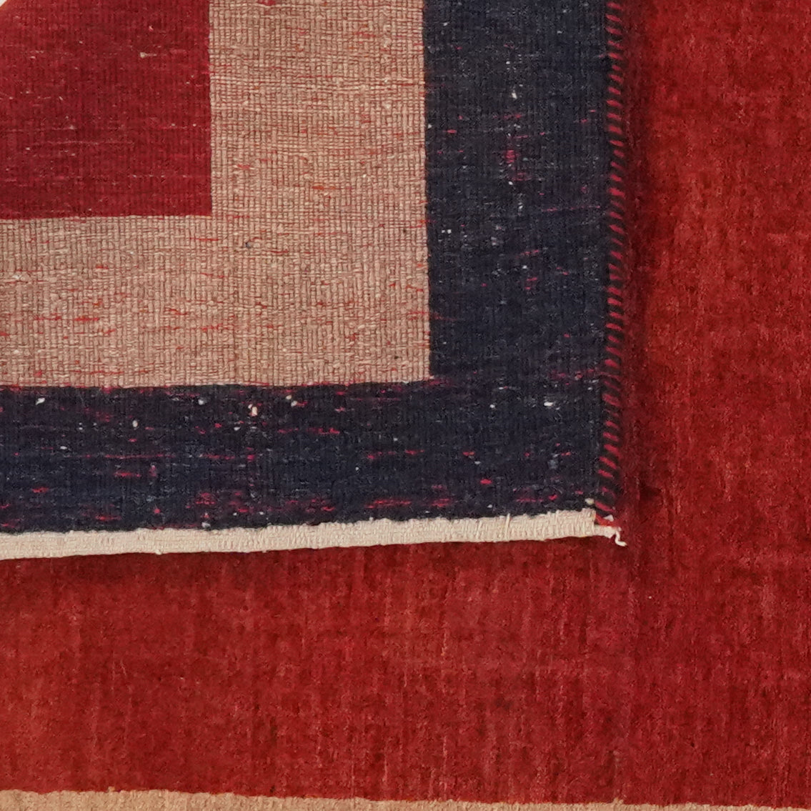 Rizbaf — Hand-knotted, 103x212 cm, Red, 100% Virgin Wool | View 6