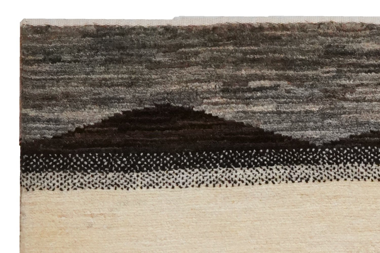 Rizbaf — Hand-knotted, 85x136 cm, Beige, 100% Virgin Wool | View 3