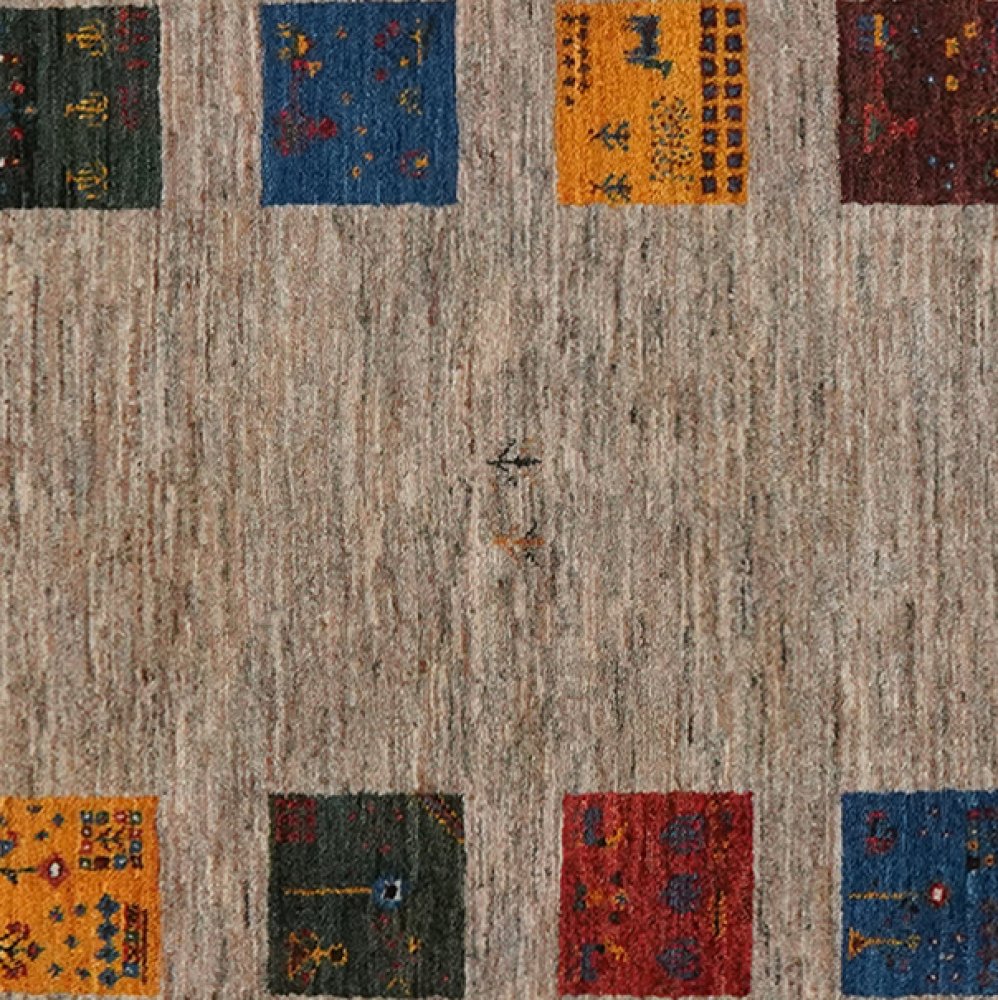 Rizbaf — Hand-knotted, 73x153 cm, Beige, 100% Virgin Wool | View 4