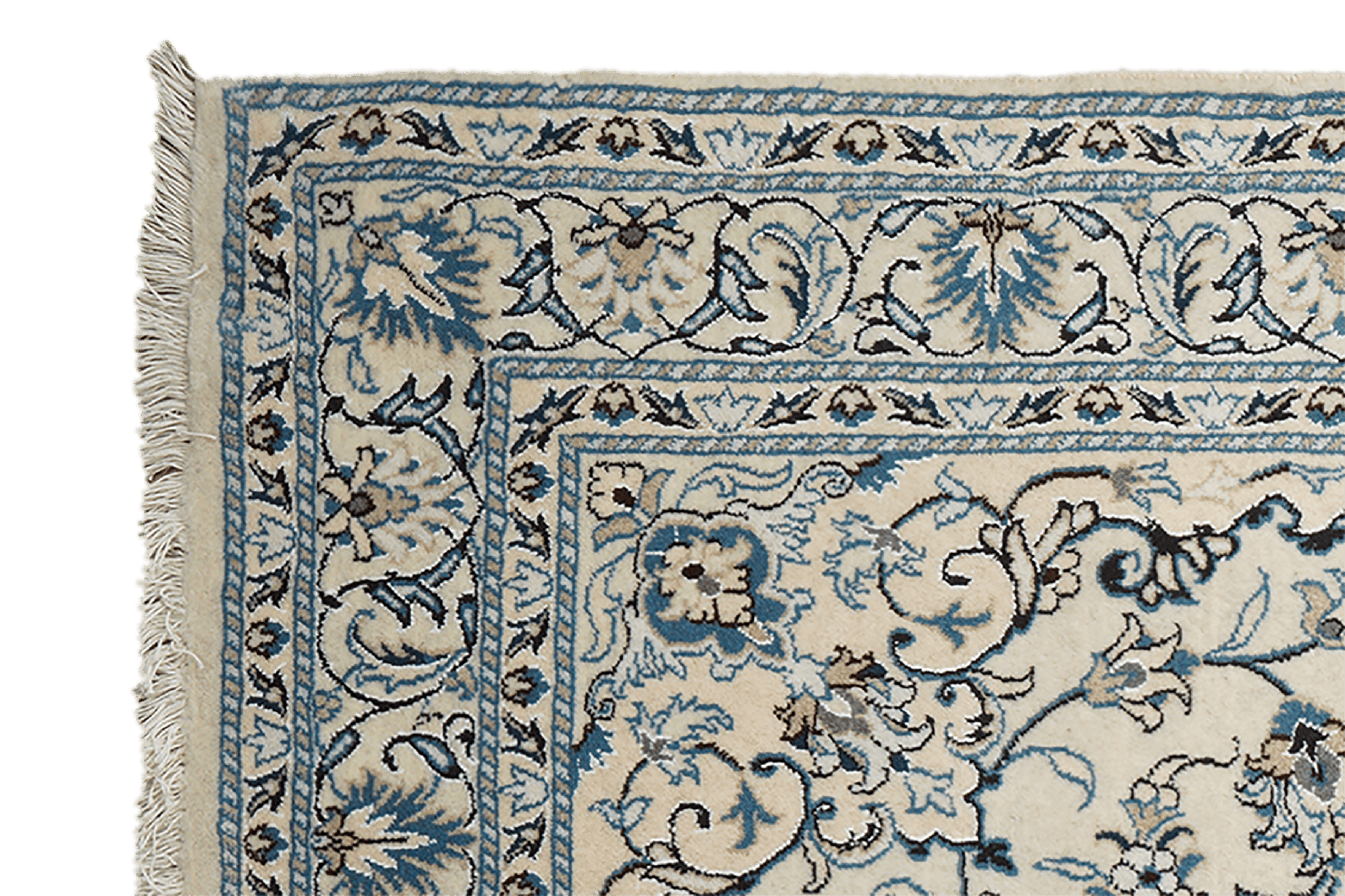 Nain 12La — Hand-knotted, 147x197 cm, Beige, 100% Virgin Wool | View 3